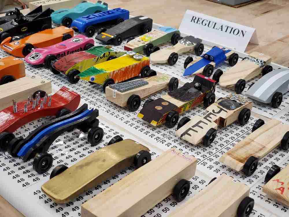 School of Engineering Holds First-Ever Pinewood Derby Competition